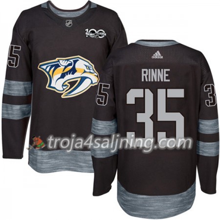 Nashville Predators tröja Pekka Rinne 35 1917-2017 100th Anniversary Adidas Svart Authentic - NHL Tröjor Herr Nashville Predators tröja Pekka Rinne 35 1917-2017 100th Anniversary Adidas Svart Authentic - NHL Tröjor Herr